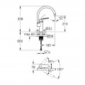 Змішувач для кухні Grohe Eurosmart New (33202003) - Фото 3